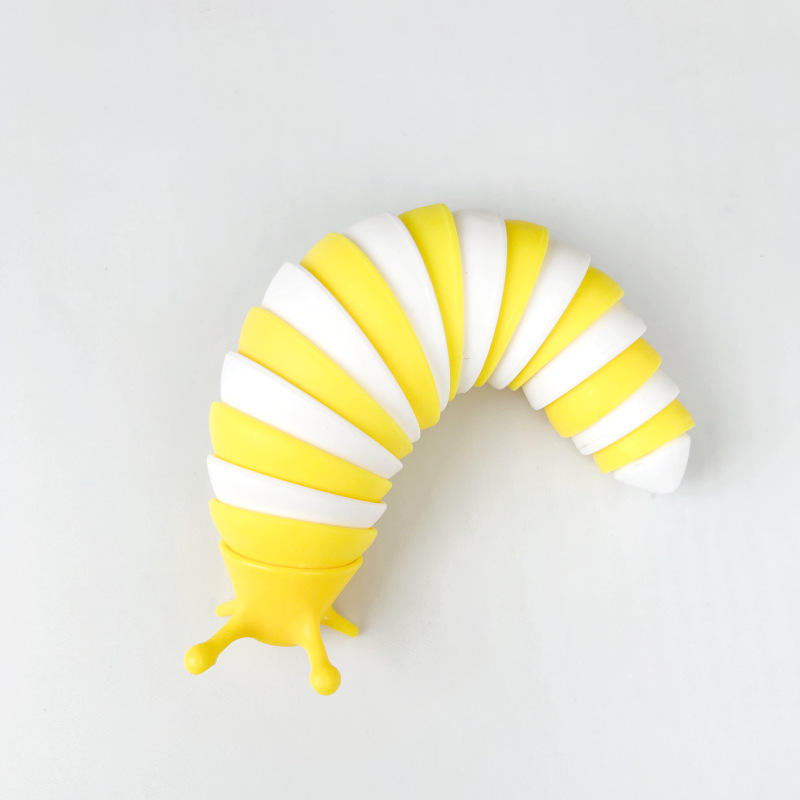 Cross-Border Hot Sale Hot-Selling Slug Slug Pressure Reduction Toy Tiktok Puzzle Caterpillar Vent Toy Fun