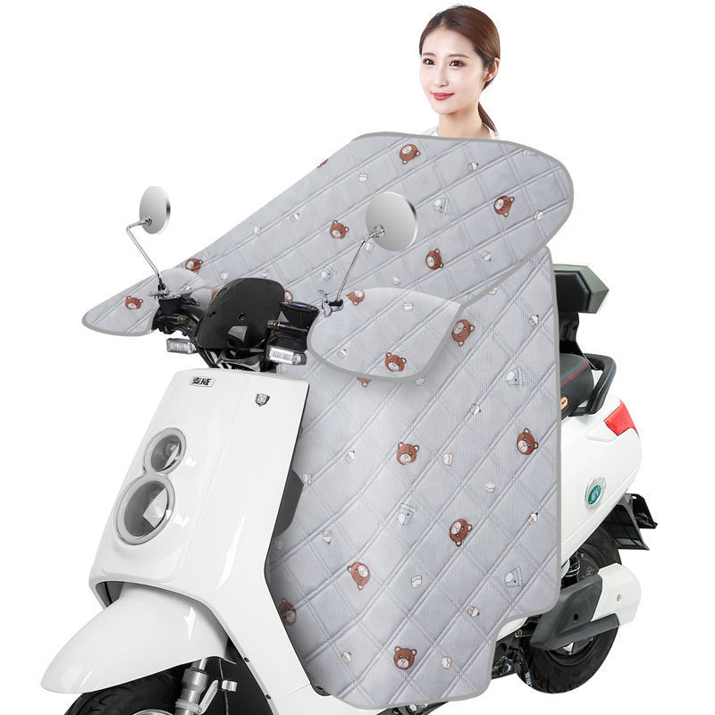 夏季挡风被电动车防晒挡风罩电瓶摩托电车遮阳罩薄款防风夏天厂家