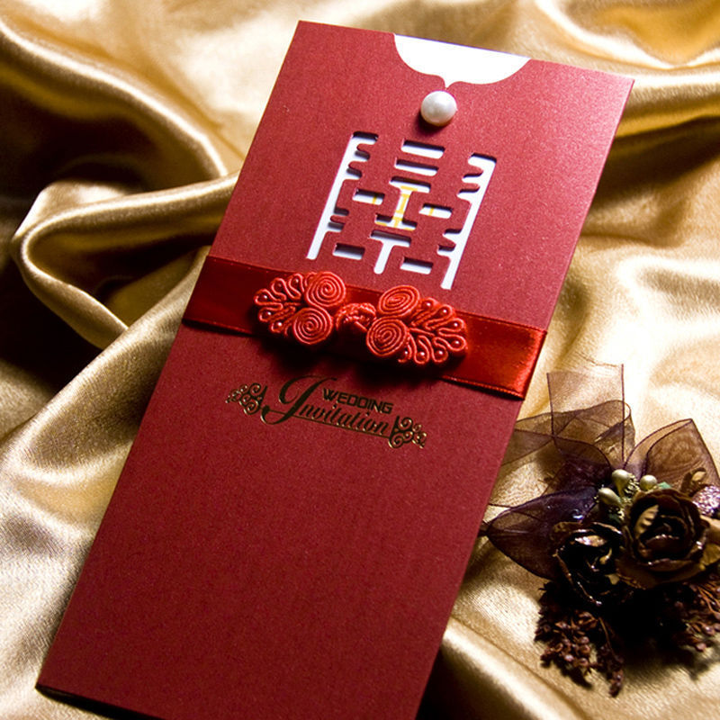 中国风结婚请柬婚礼喜帖个性创意【免费打印】【30张】