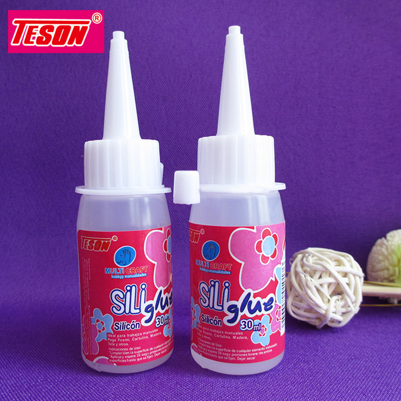 teson强力酒精胶30ml保丽龙粘布料木头模型麻绳学生diy手工胶水