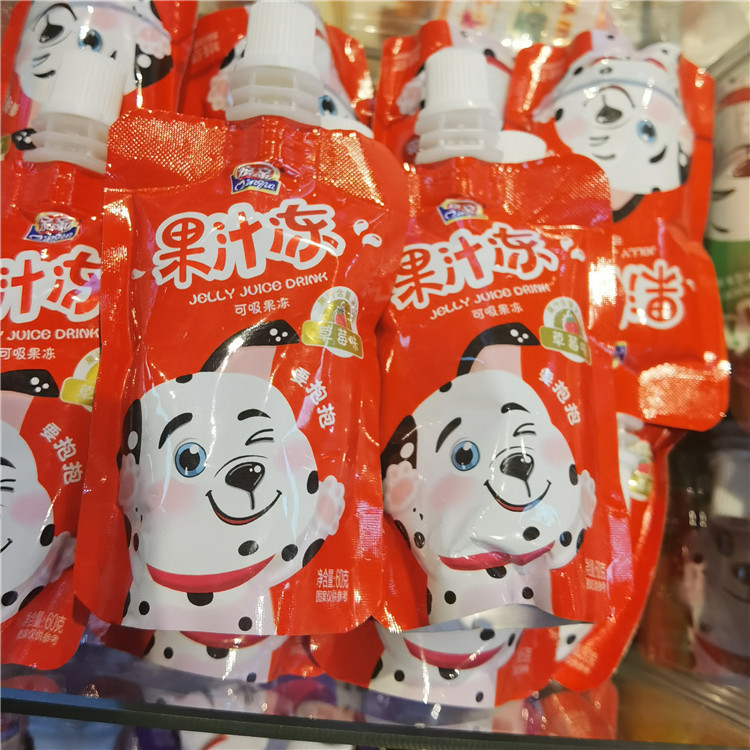 亲亲可吸果冻 水果味吸吸果汁冻独立小包称重5口味供选一箱10斤