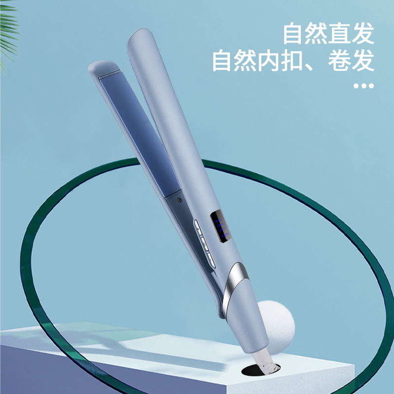 Cross-Border New Arrival Electric Hair Straightener Hair Straightener Hair Curler Hair Curler and Straightener Dual-Use Does Not Hurt Hair Straightening Ironing Board Ceramic Hair Straightener