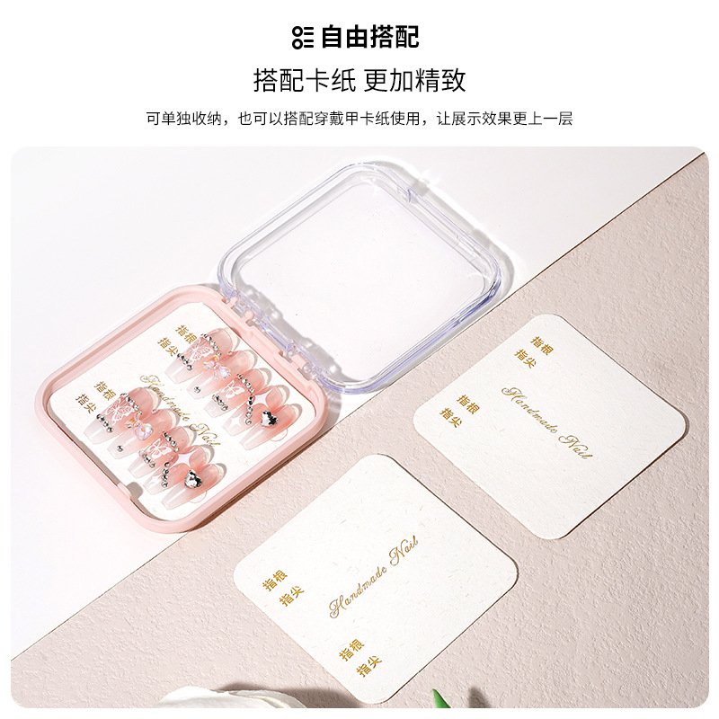 Internet Hot New Wear Armor Storage Packaging Box Portable Three-Dimensional Reinforced Transparent Exquisite Finished Product Display Box