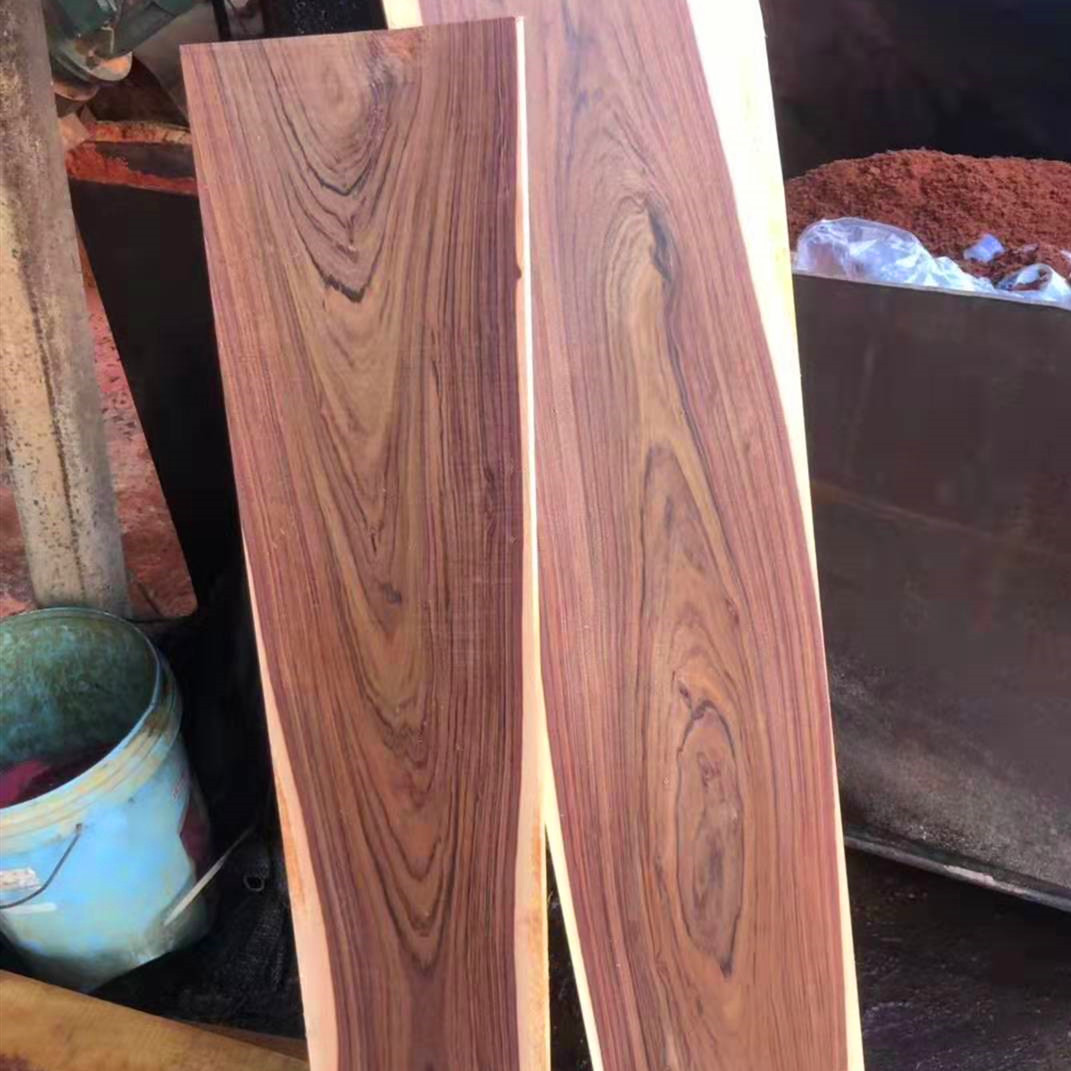 现货供应红贵宝原 木非洲酸枝  板方板材 耐腐家具材 花纹美丽