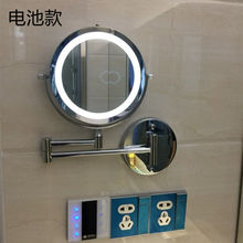 智能镜免打孔壁挂浴室镜化妆镜充电LED光卫生间挂墙高清放大酒店