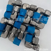 世伟洛克卡套弯头SS-6M0-2-4现货供应6 mm x 1/4 in.半导体，医疗