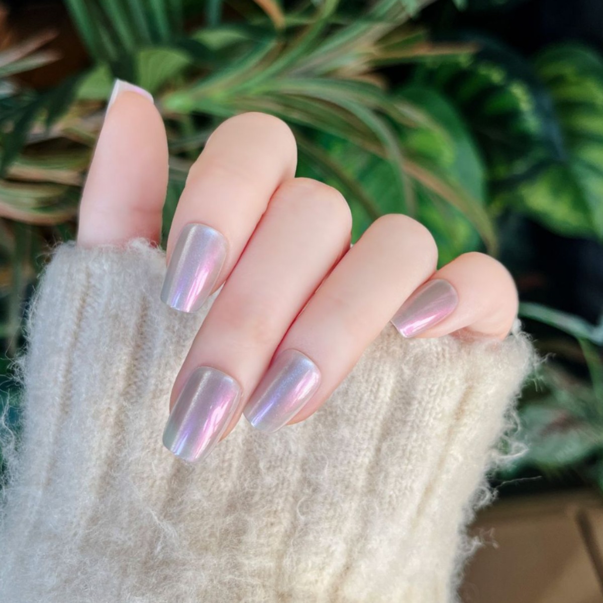 【悦彩美甲】晶石猫眼美甲手工穿戴甲网红同款东海穿戴甲预制甲片