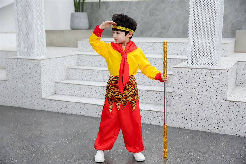 儿童孙悟空衣服全套齐天大圣美猴王服装猴子演出服西游记孙行者服