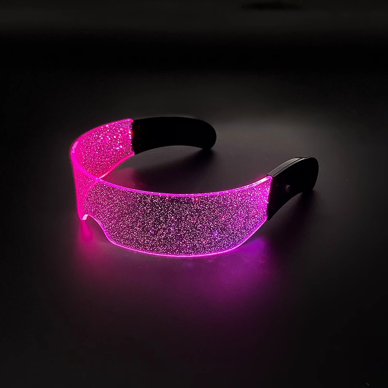 新款满天星未来科技眼镜 led灯七彩发光眼镜酒吧ktv蹦迪助威神器