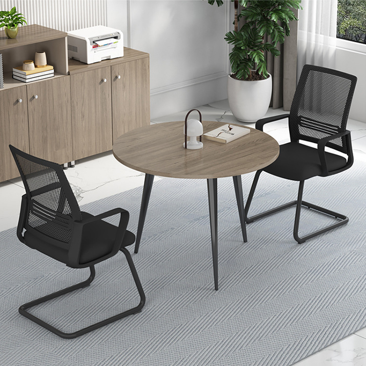 小型洽谈桌椅组合简约现代公司商务接待洽谈桌休息区休闲会客圆桌