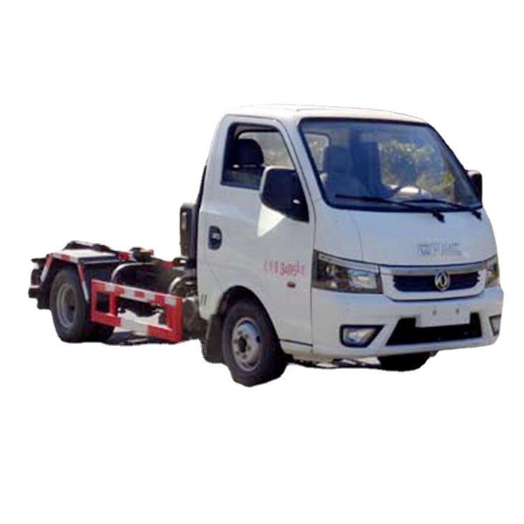 十年卖家专供3吨 东风途逸拉臂垃圾车  轻型勾臂垃圾车 蓝牌拉臂