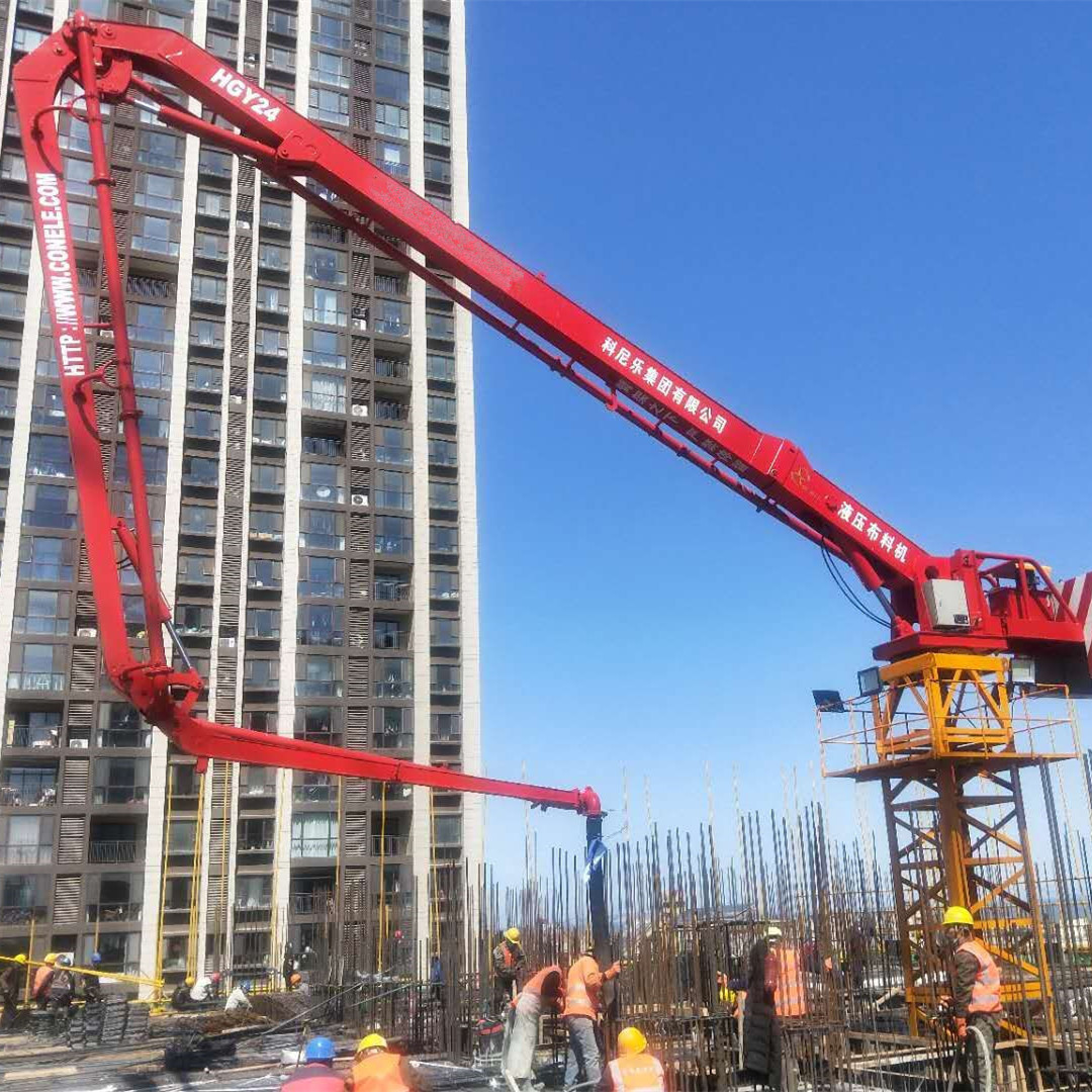 混凝土液压布料机 内爬式布料机 液压自升布料机32米 大型布料机