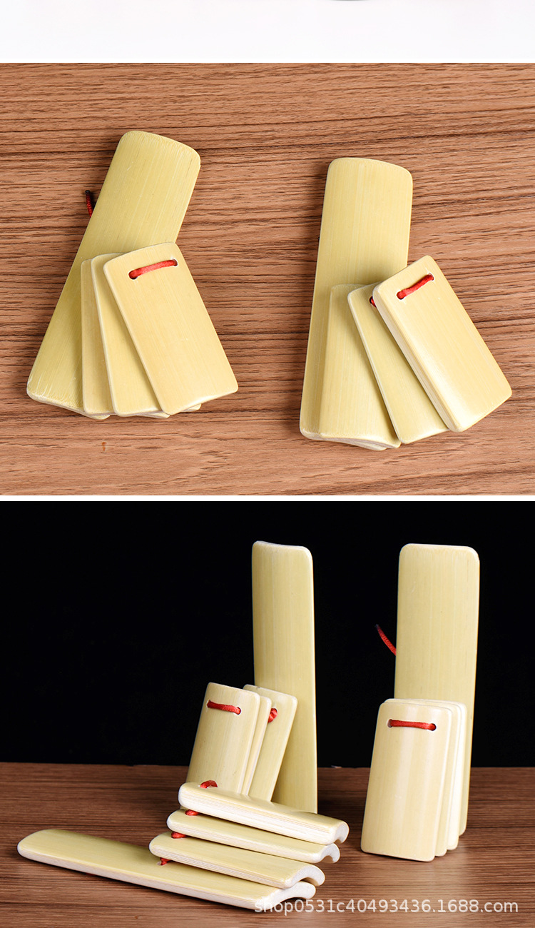 快板儿童口才用初学入门乐器相声夹板道具德云社演奏响板竹板乐器