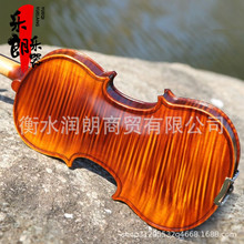 小提琴 批发云杉面板枫木小提琴背侧板手工实木小提琴普及演奏