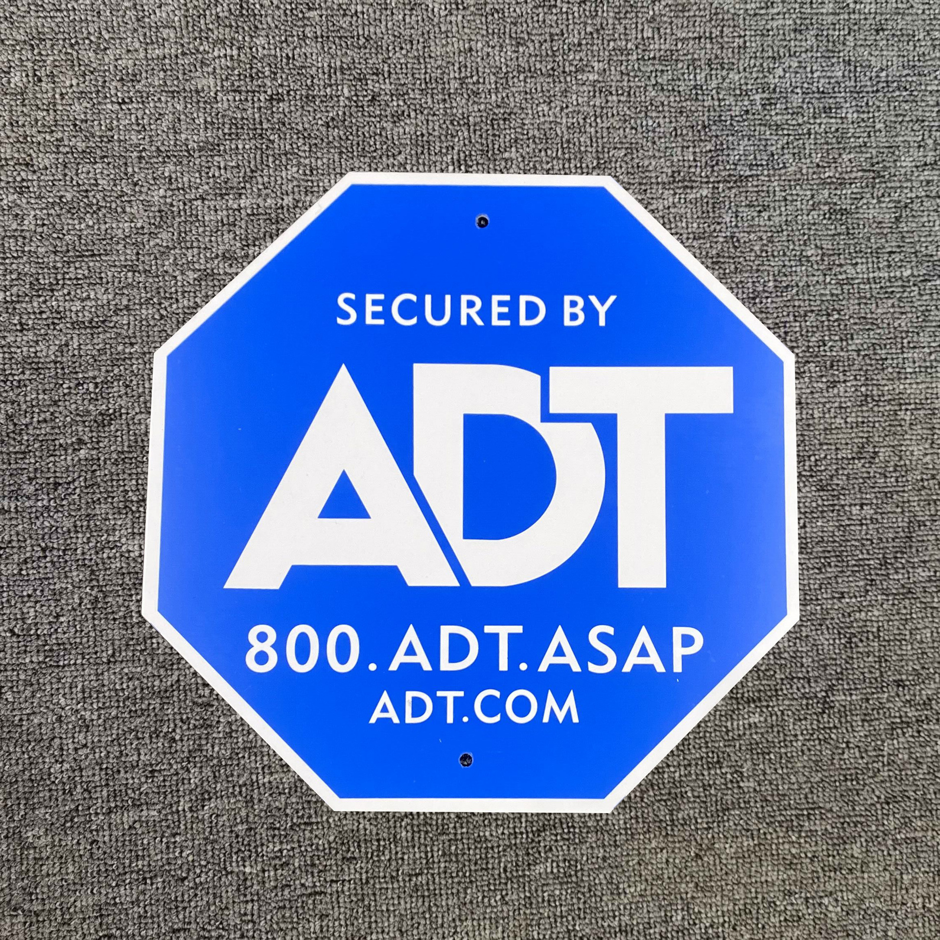 外贸adt八角提示牌pvc警示标牌-阿里巴巴