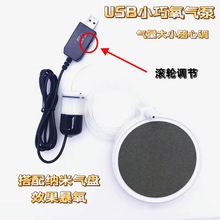 USB小型静音氧气泵家用鱼缸打氧机户外钓鱼增氧泵停电应急冲氧称