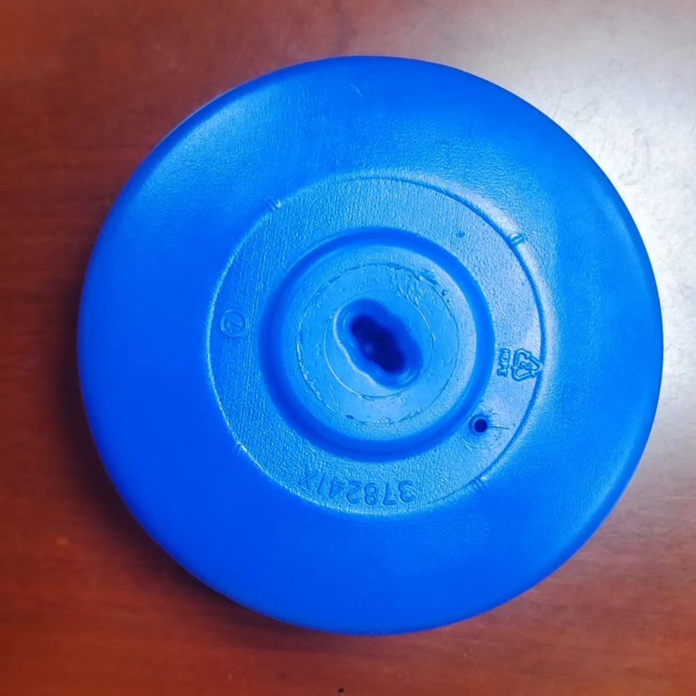 厂家提供多功能小孩玩具学步车扭扭车配件车辘pe黑色吹塑车轮加工