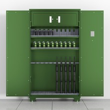 智能枪柜弹药柜密码锁钢制枪柜管制保管柜存储柜枪弹柜军绿色枪柜