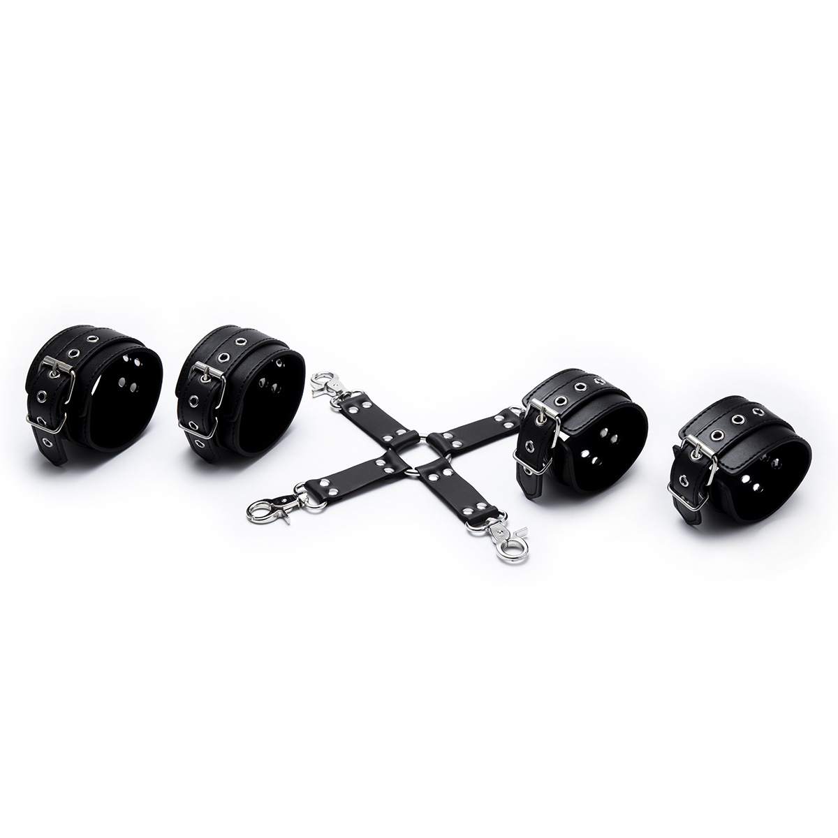 另类情趣玩具手脚铐捆绑束缚连接金属十字扣十字架成人sm刑具用品