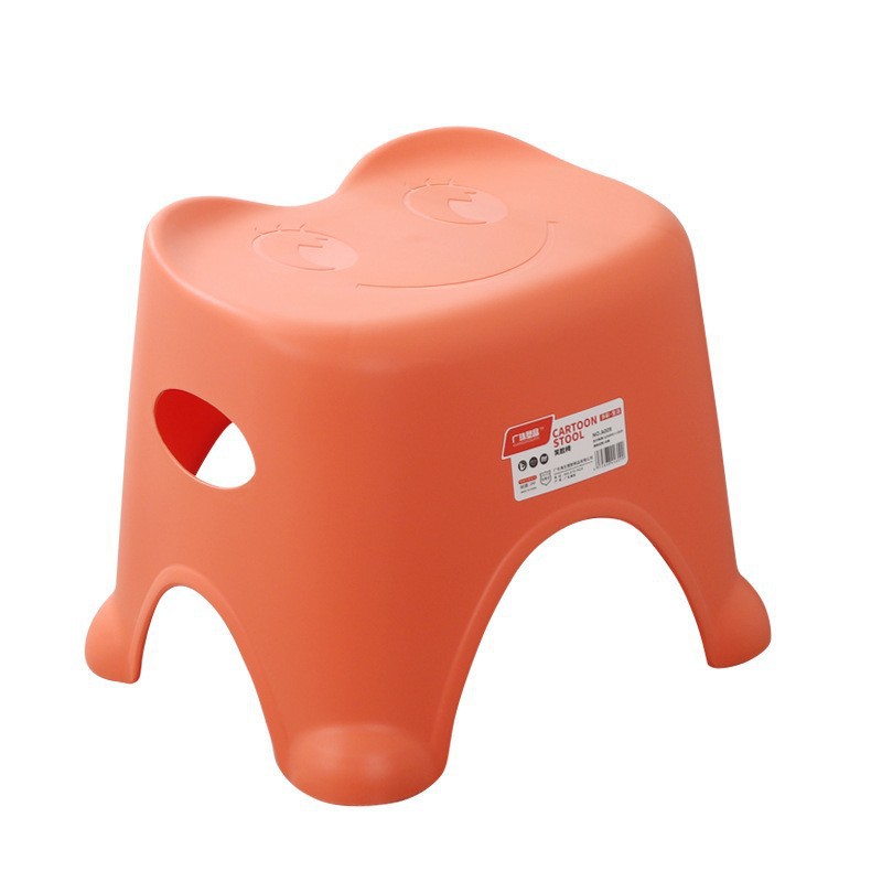 Smiley Chair Kindergarten Children's Non-Slip Stool Thickened Adult Small Bench Bathroom Bath Stool 0400 Pieces