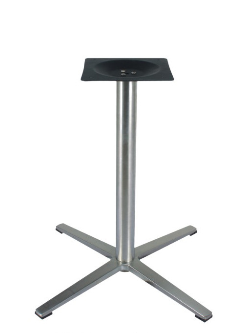 餐桌铸铝四爪底座 铝合金亮光桌脚餐台脚 铝合金桌腿桌架