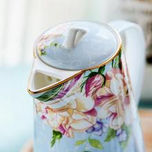 陶瓷茶壶茶杯喝水杯具套装家用水杯带把带托盘客厅家庭杯子冷水壶