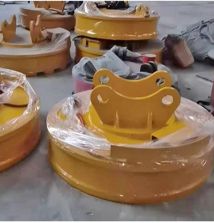 小型电磁吸盘挖机吸盘机设备起重电磁铁机器厂家批发