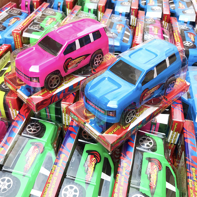 供应盒装越野车塑料儿童玩具车力控小汽车模型玩具2元店百货批发