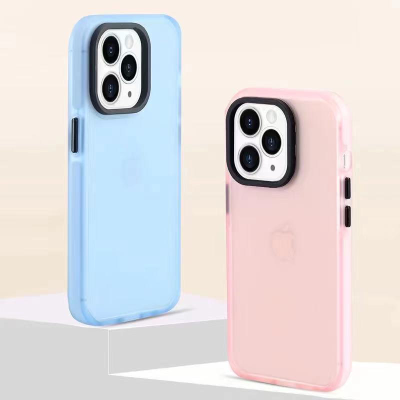 新款苹果15promax手机壳磨砂肤感壳iphone 14全包防摔12pro保护套