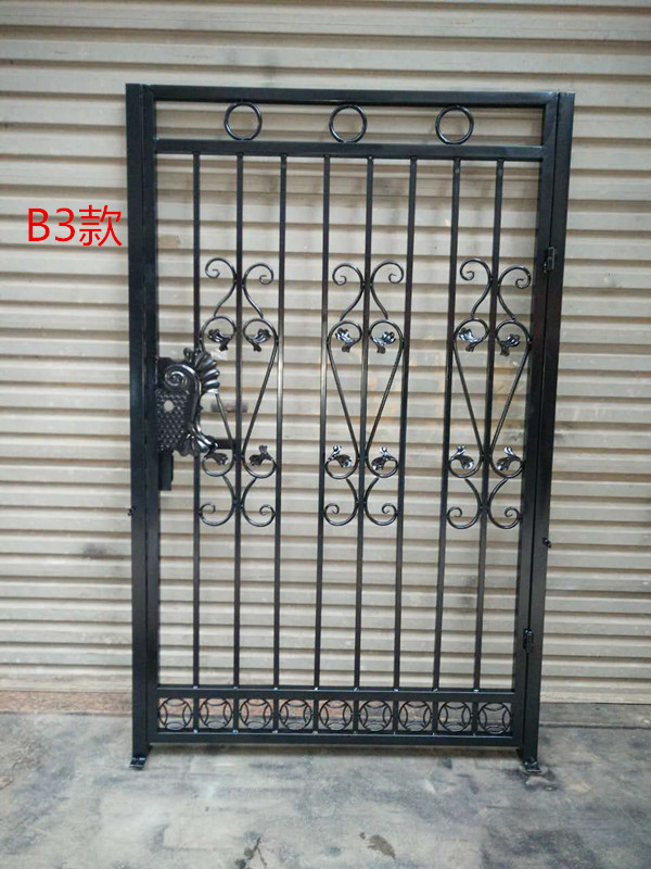 定制欧式铁艺门铁艺大门小门铁门别墅门庭院防盗门花园仓库双开门
