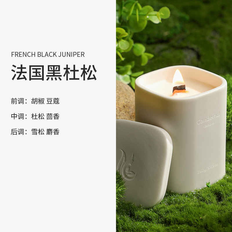 Aromatherapy Candle Relief Ceramic Cup Romantic Tibetan Poetry Soy Ornament Decoration Aromatherapy Candle Cup Gift Wholesale