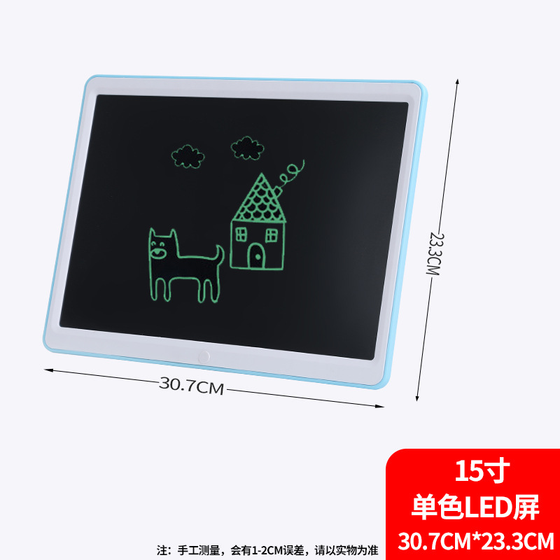 15-Inch Handwriting Board Business Small Blackboard Children's LCD Handwriting Board LCD Electronic Drawing Board Factory Wholesale Spot