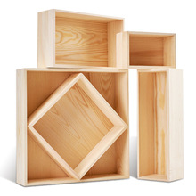 批发木箱定 做木盒子大收纳整理实木质制做松木头储物凳榻榻米木