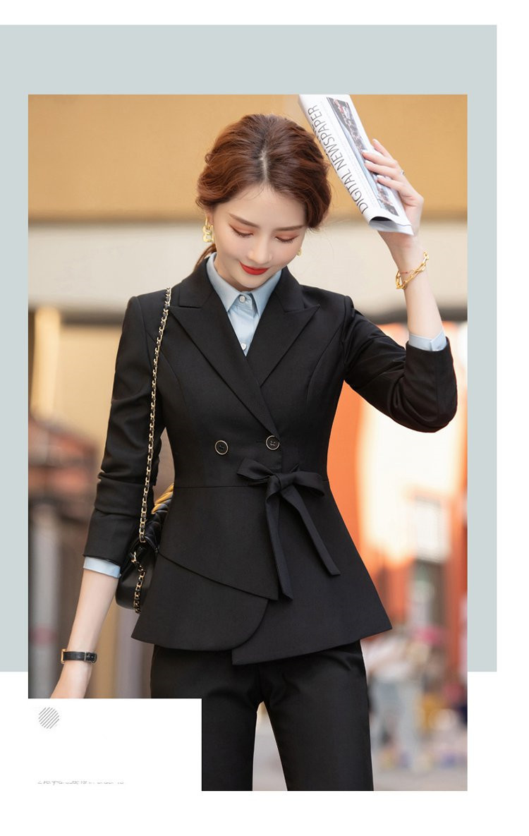 春夏职业套装女西装套裙正装白领售楼部珠宝酒店前台经理工作制服