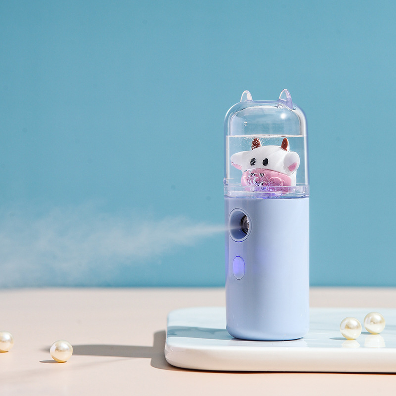 Cartoon Cute Pet Water Replenishing Instrument Alcohol Disinfectant Sprayer Handheld USB Charging Mini Humidifier