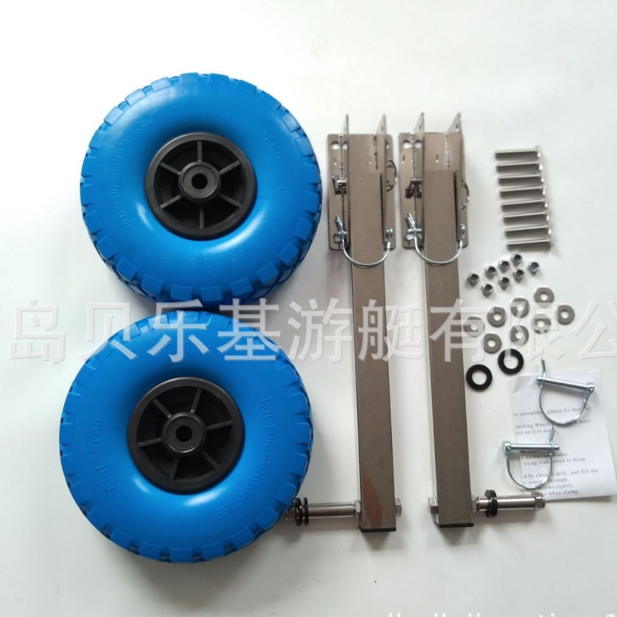 橡皮艇艉轮304不锈钢新D款拖轮钓鱼船橡皮艇充气拖车船工厂直营