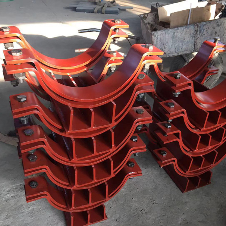 订制管道支架 弹簧支吊架 固定管道支吊架 管夹导向支座图纸加工