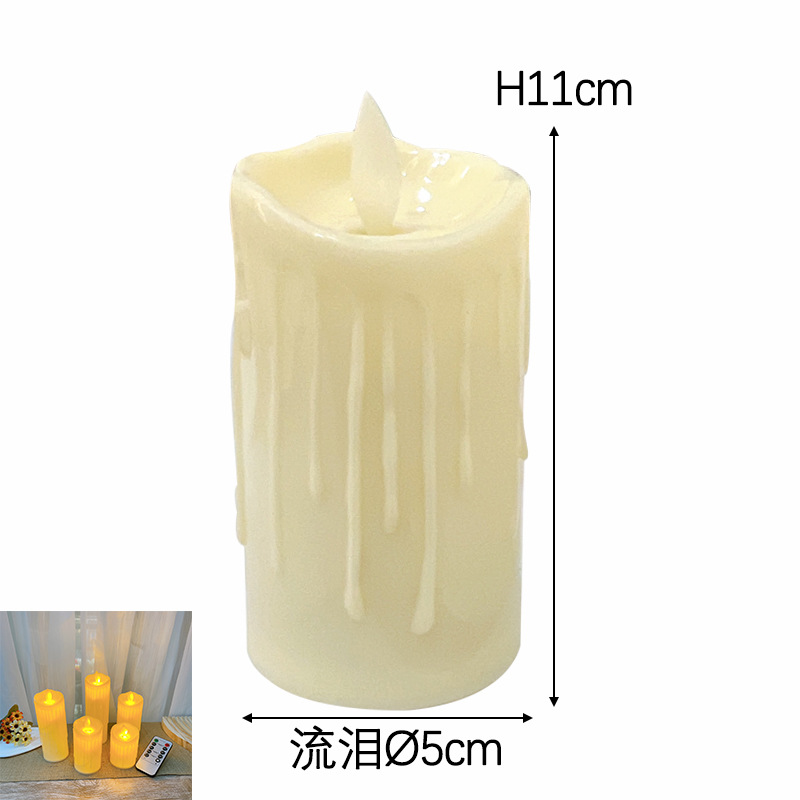 LED Electronic Candle Swing Lamp Wick Paraffin Lamp