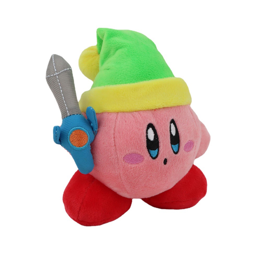 跨境新品kirby sword plush剑士星之卡比毛绒玩具游戏周边玩偶
