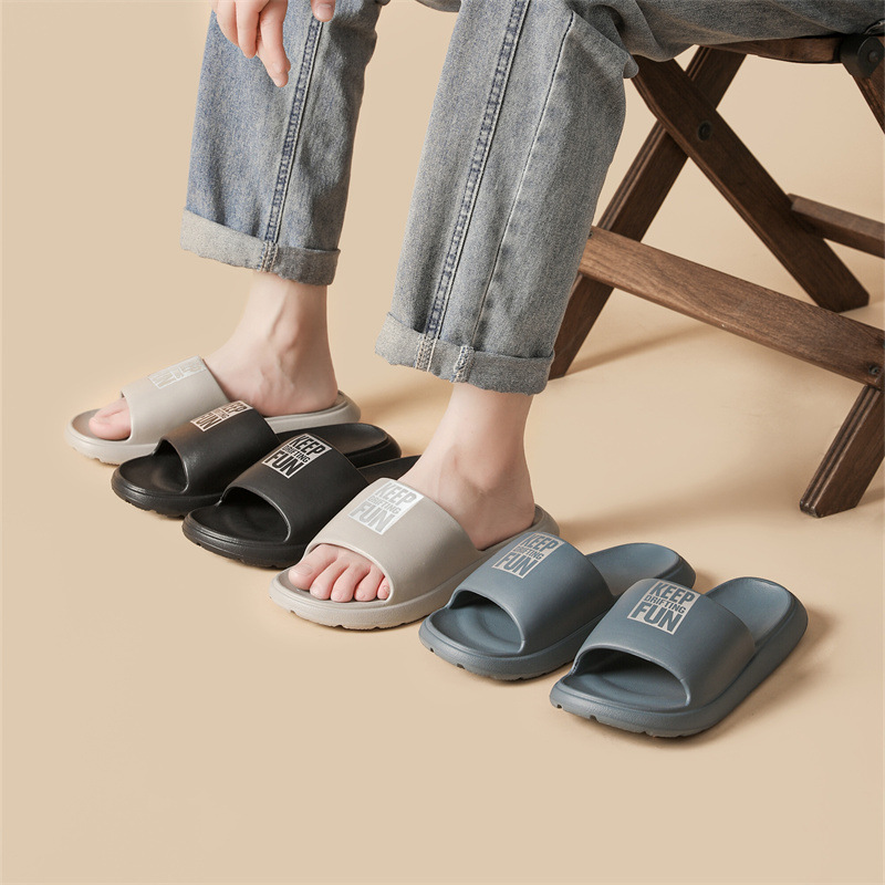 2023 new style sandals women‘s summer non-stinky feet thickened comfortable lightweight travel couple‘s four seasons home shit feeling