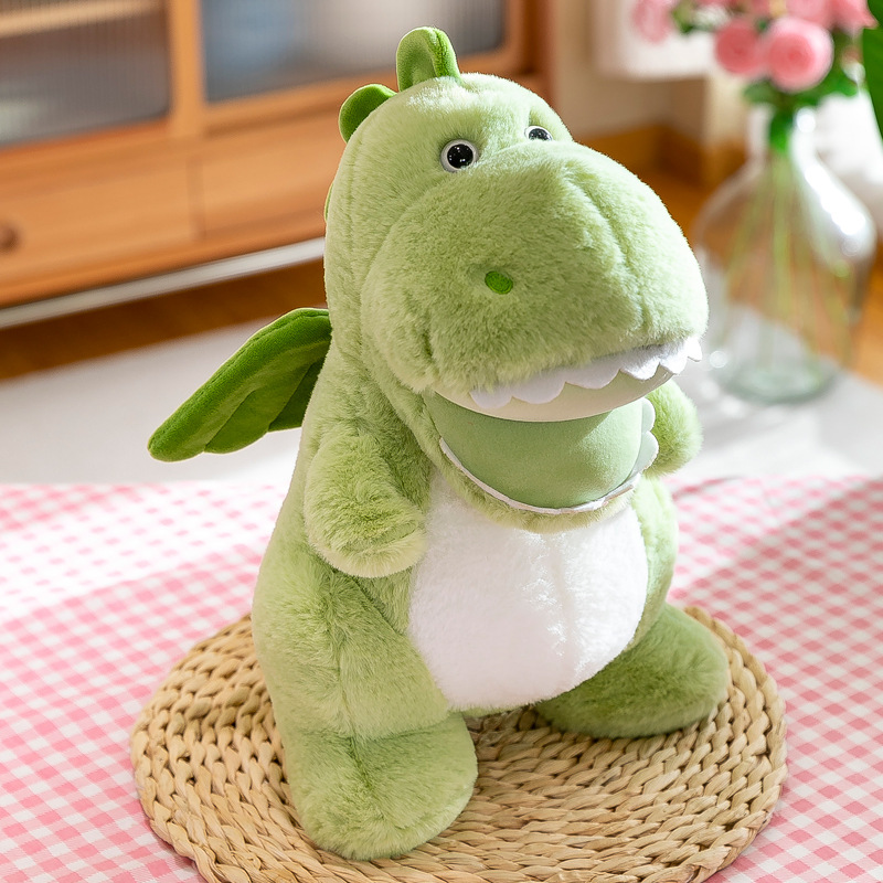 Cross-Border Dinosaur Doll Plush Toys Children Baby Placate Doll Wholesale Prize Claw Doll Birthday Gift for Girls