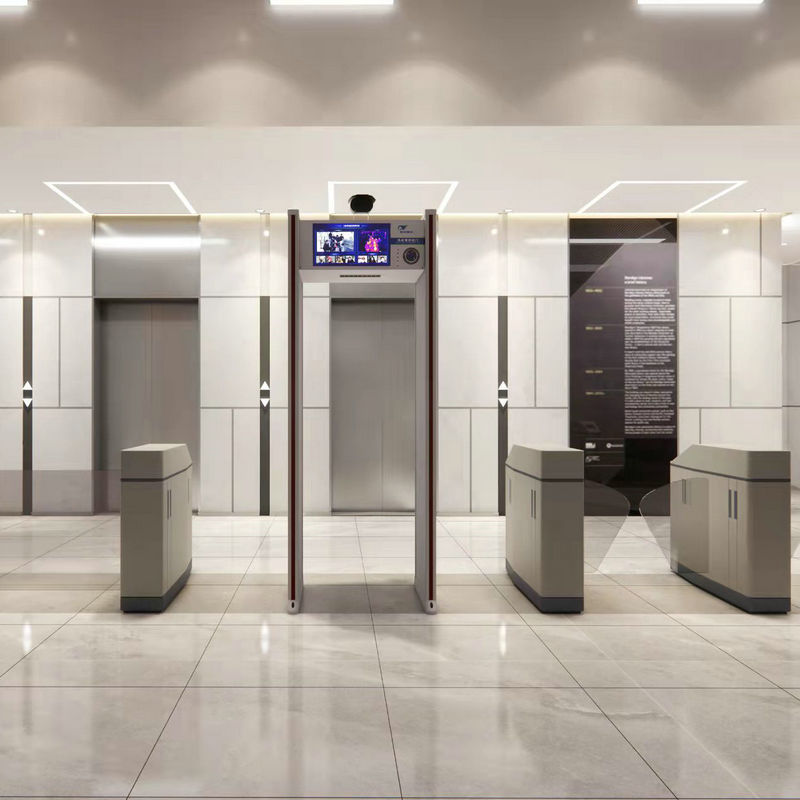 通过式红外线热成像测温门 学校酒店门口快速测温门 安检门厂家