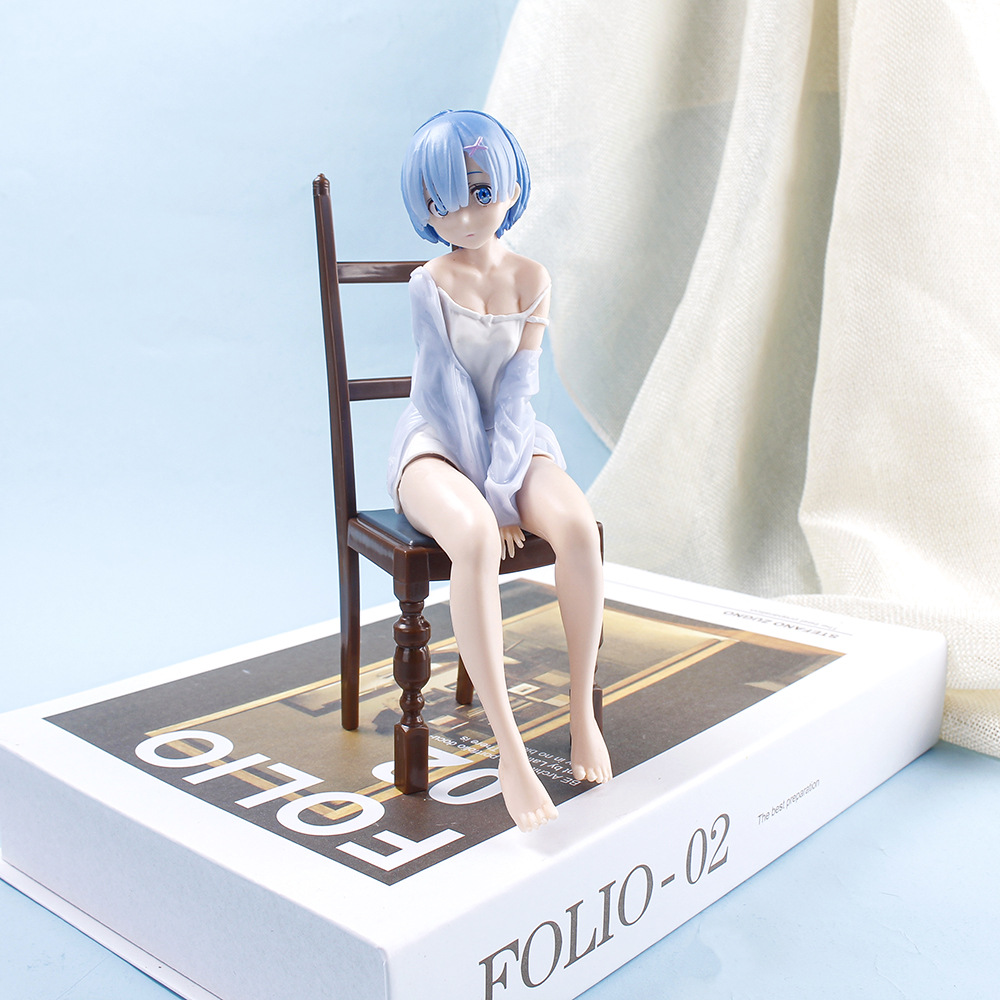 Different Life Sitting Chair from Scratch REM Anime Model Pajamas REM Hand-Made Chassis Ornaments