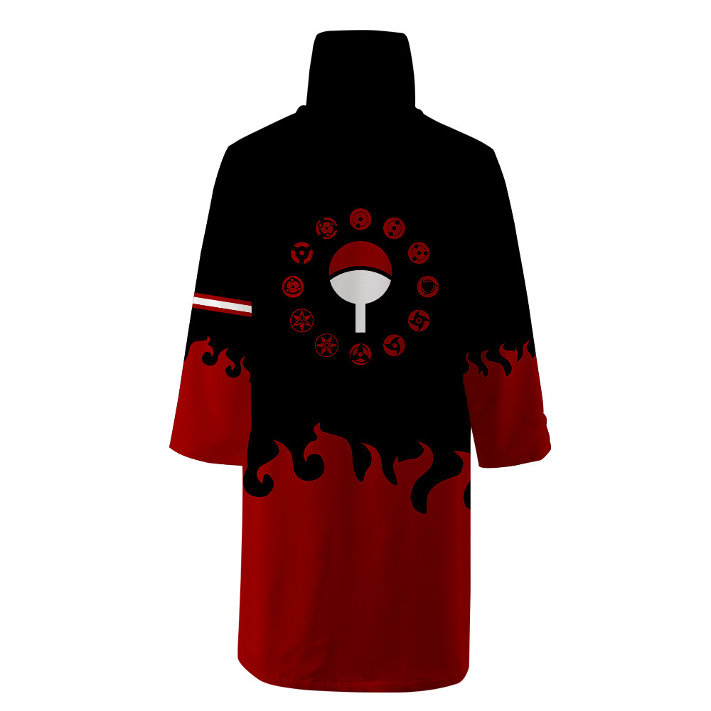 火影忍者cosply同款晓组织披风日本动漫衣服二次元服装红云袍