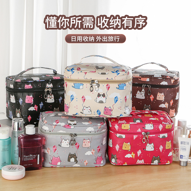 New Pvc Bear Large Capacity Waterproof Cosmetic Bag Travel Portable Tote Storage Bag Cubic Bag Wash Bag