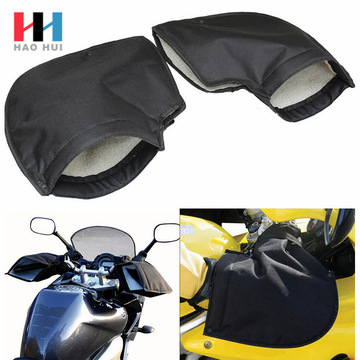 淏汇摩托车把套防寒护加绒电动车雪地车冬天保暖骑车手把套牛津布