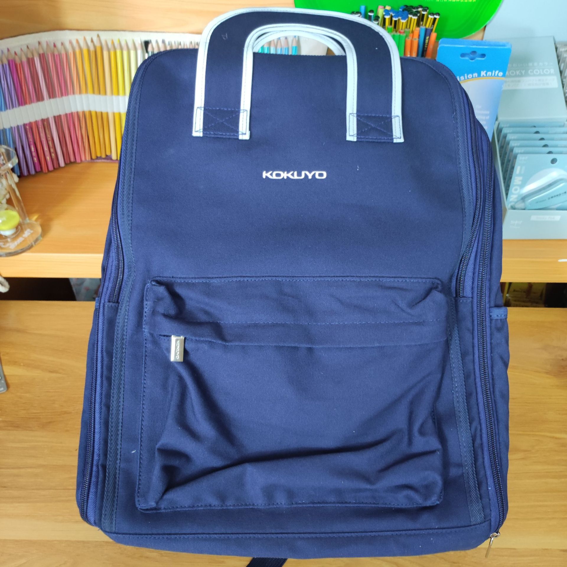 日本国誉kokuyo可扩展大旅行电脑包novita中学生书包haco双肩背包