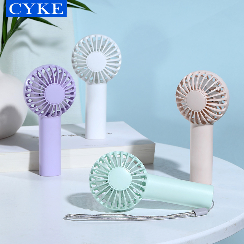 Cyke New Mini Handheld Fan Wholesale Storm Small Pocket Fan Portable Student Desktop Fan Mute