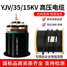 上海胜华型中低高压ZCYJV22 35/15KV 3*35平方电力电线电缆