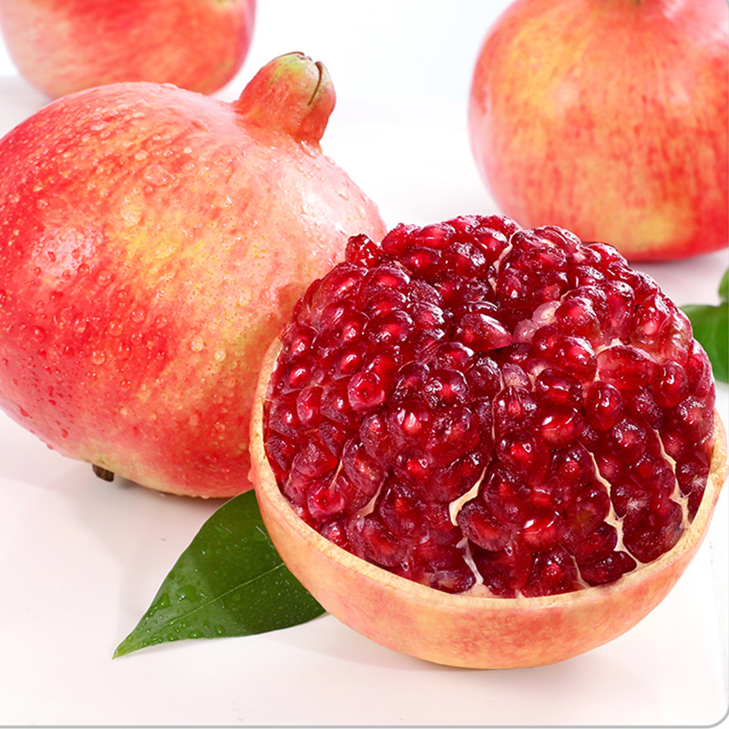 四川突尼斯软籽石榴当季新鲜水果酸甜薄皮红籽红石榴批发一件代发